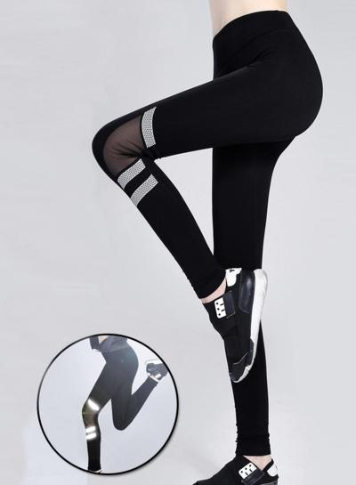 Oasap Fashion Wide Waistband Skinny Ankle Leggings
