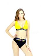 Oasap High Waist Pattern Print Bikini