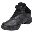 Oasap Unisex Genuine Leather Soft Sole Jazz Dance Shoes