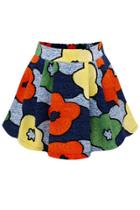 Oasap Flower A-line Skirt