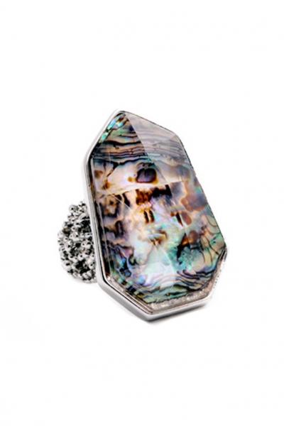 Oasap Antique Faux Gemstone Women Ring