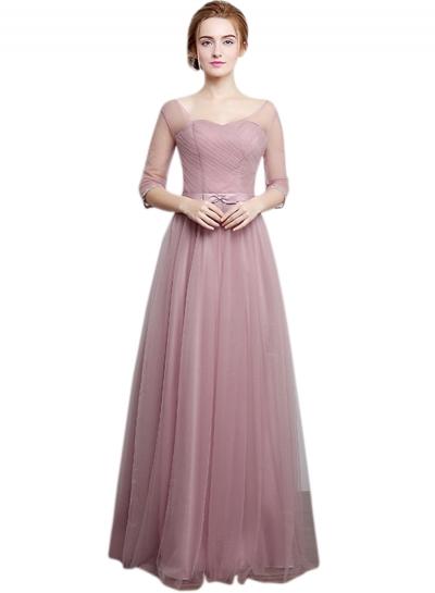 Oasap Women's V Neck Backless Maxi Party Evening Bridesmaids Dress
