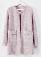 Oasap Casual Long Sleeve Knit Cardigan With Pocket