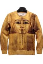 Oasap Bold Pharaoh Print Sweatshirt