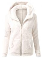 Oasap Hooded Long Sleeve Solid Color Zipper Coat