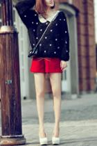 Oasap Cartoon Cat Face Shorts