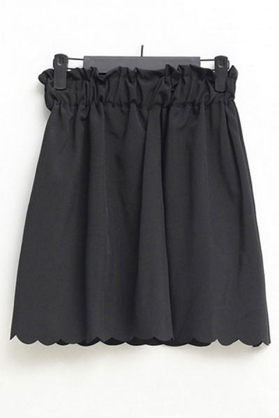 Oasap Essential Chiffon Skirt C
