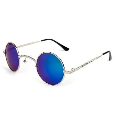 Oasap Unisex Retro Metal Frame Round Sunglasses