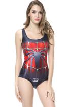 Oasap Spider Open Back Swimsuits