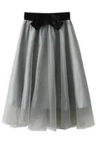 Oasap Favourite Flowy Solid Woman Bubble Skirt