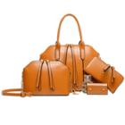 Oasap 4 Pieces Handbag Tote Crossbody Purse Key Case Set