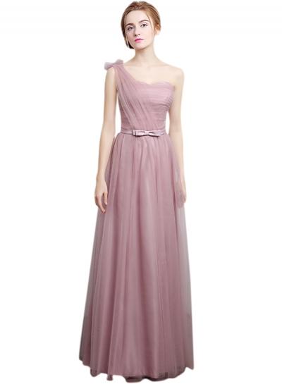 Oasap Women's One Shoulder Maxi Party Evening Bridesmaids Dress