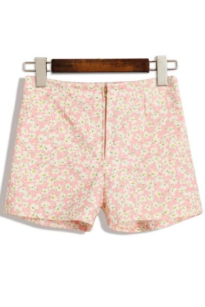 Oasap Garden Of Eden Floral Shorts