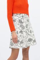 Oasap Flattering Floral Print Summer Skirt