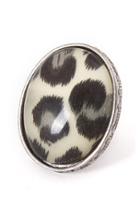 Oasap Retro Leopard Skin Print Ring