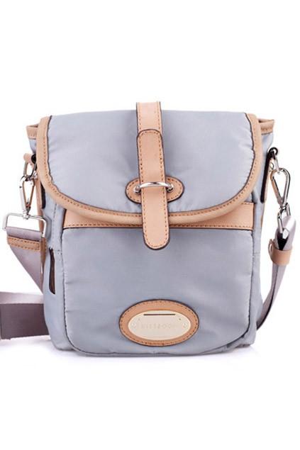 Oasap Fold Over Shoulder Bag With Slot Through Strap Detail
