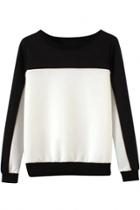 Oasap Concise Color Block Sweater