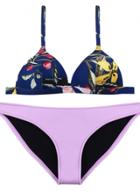 Oasap Classic Floral Print Bikini