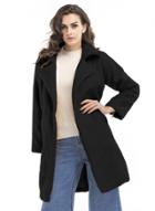 Oasap Fashion Solid Long Sleeve Cashmere Coat