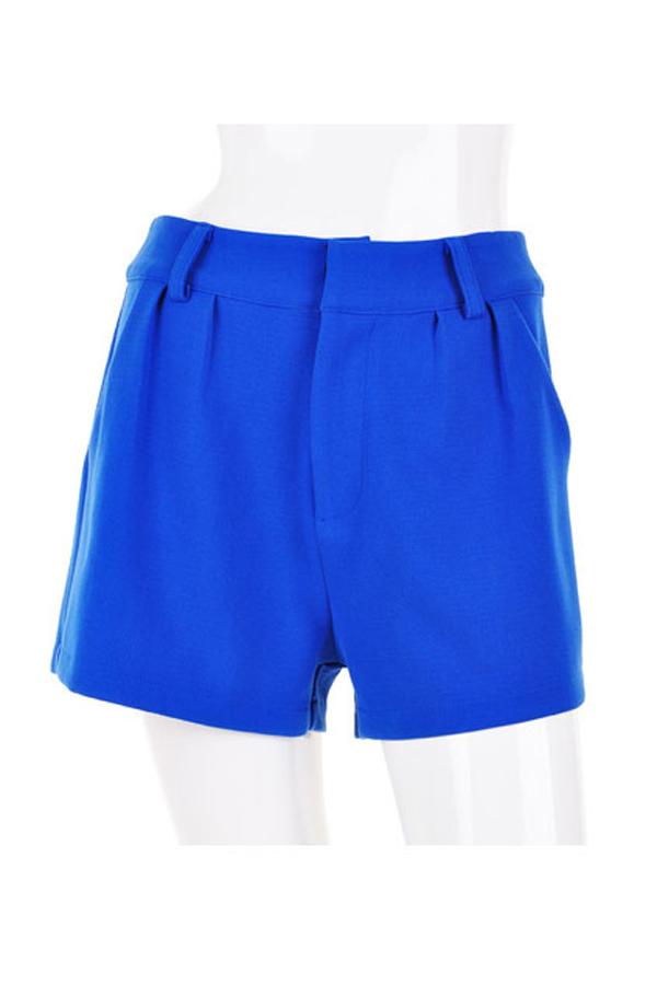 Oasap Candy Color High Waist Shorts
