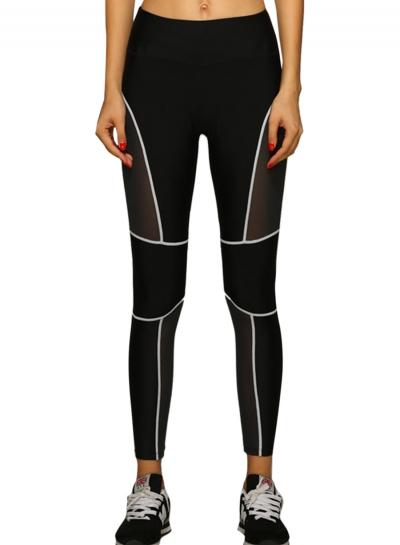 Oasap Women's Mesh Activewear Skinny Sports Workout Gym Yoga Ankle Leggings