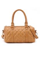 Oasap Double Handle Quilted Shoulder Bag