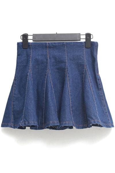 Oasap High Waisted Jean Skirt