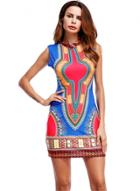 Oasap Digital Print Sleeveless Slim Mini Dress
