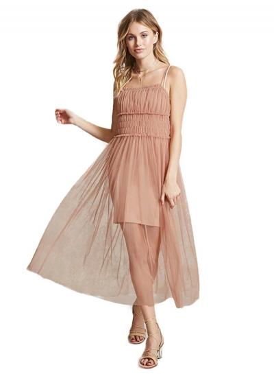 Oasap Cute Mesh Sheer Slip Dress