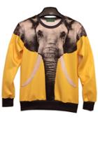 Oasap Lovely Elephant Sweatshirt