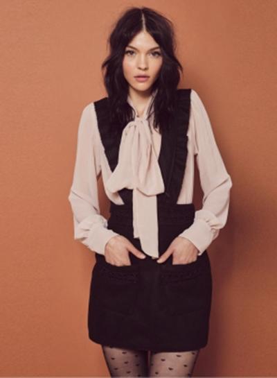 Oasap Slim Fit Ruffle Overalls Dress