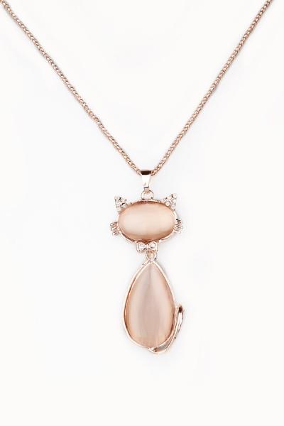 Oasap Cute Cat Necklace