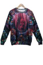 Oasap Horrible Snake Sweatshirt