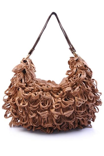 Oasap Tassel Front Squama Back Bag