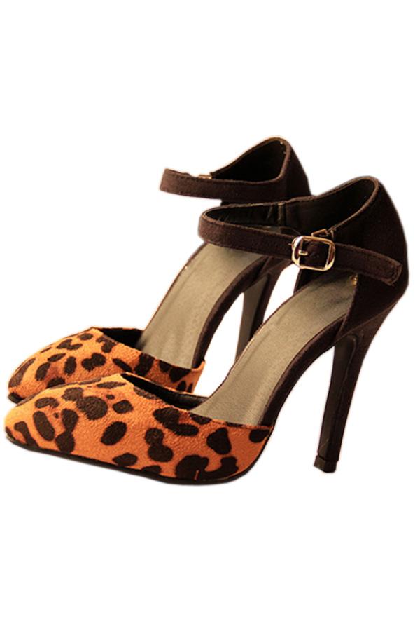 Oasap Sexy Leopard High Heels