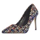 Oasap High Heels Pointed Toe Multi Color Pumps