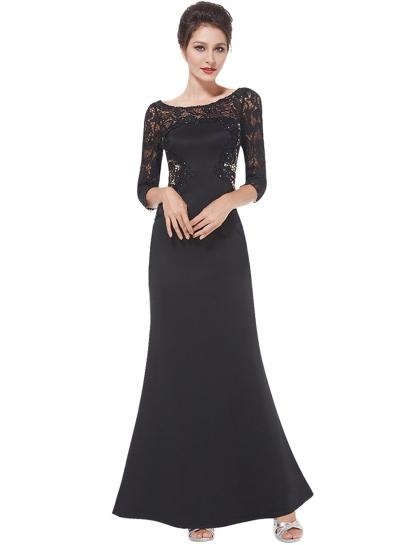 Oasap Women's Elegant Floral Lace Slim Fit Prom Dress