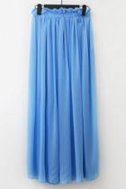 Oasap Ruffled Waist Chiffon Dress