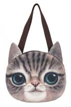 Oasap Green Eyes Cat Pattern Shoulder Bag