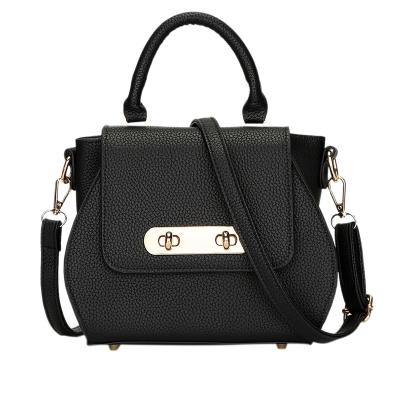 Oasap Cross Pu Square Shoulder Bag With Top Handle