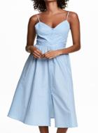 Oasap Lace-up Slim Slip Dress