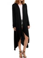 Oasap Solid Coor Open Front Long Sleeve Cardigan