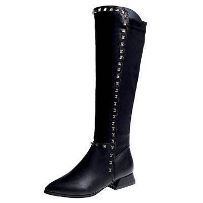 Oasap Over The Knee Pointed Toe Boots