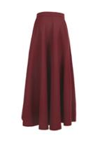 Oasap A-line Ankle Length Woolen Skirt