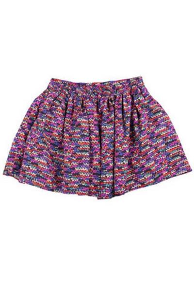 Oasap Flowers Printing Skirt