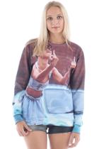 Oasap Street-chic Beauty Sweatshirt