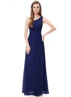 Oasap Women's Oblique Neck Slim Fit High Slit Dress