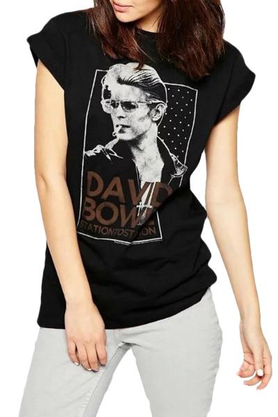 Oasap Women's Fashion Character Graphic Pullover Short Sleeve Tee