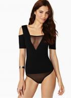 Oasap V Neck Short Sleeve Jumpsuit