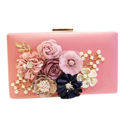 Oasap Glamour Floral Decoration Flap Evening Clutches